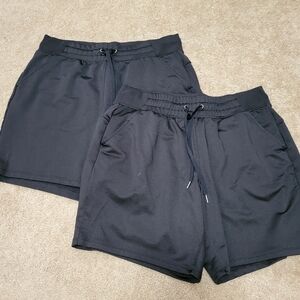 Tek Gear Black Shorts size small